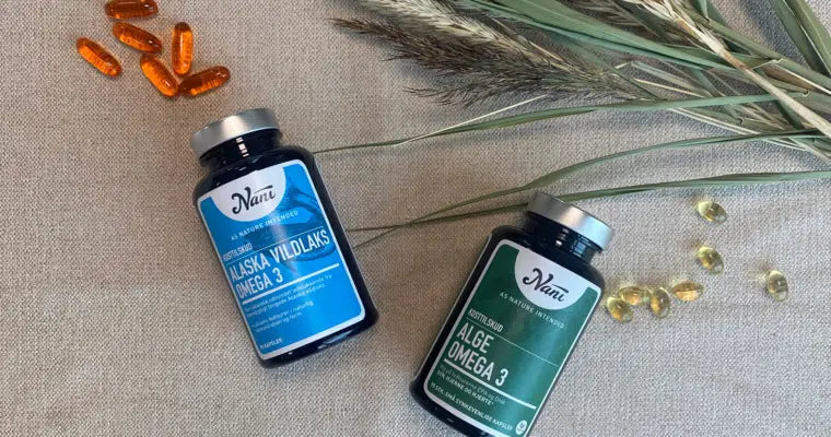Endelig! Smagfuld Alge Omega 3 rig på plantebaseret DHA 💚