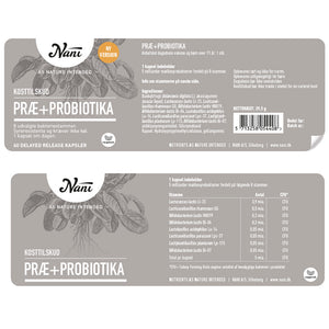 Præ+Probiotika – 60 kapsler